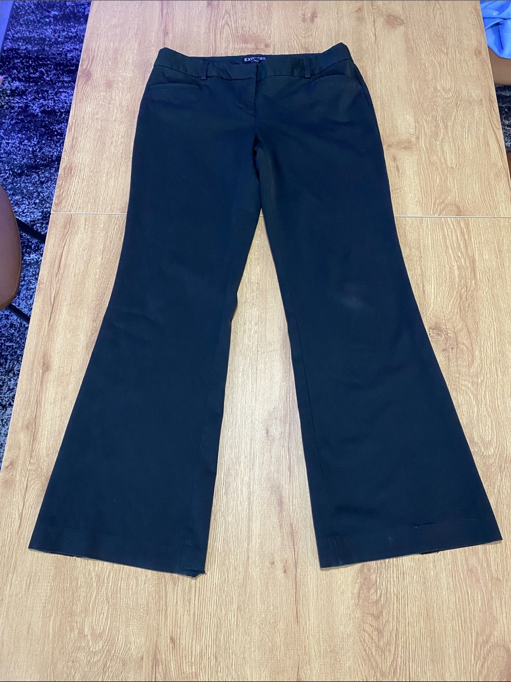 Express Black Columnist Dress Pants - Black